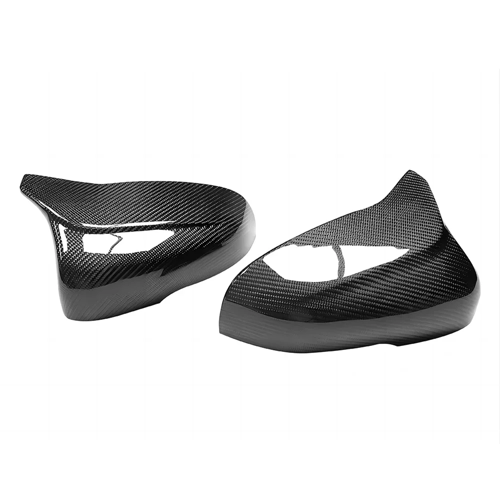 

For Jaguar XF/XE/XEL/XK/XJL/I-Pace Replacement Rearview Side Mirror Covers Cap M-Style Carbon Fiber Casing Shell