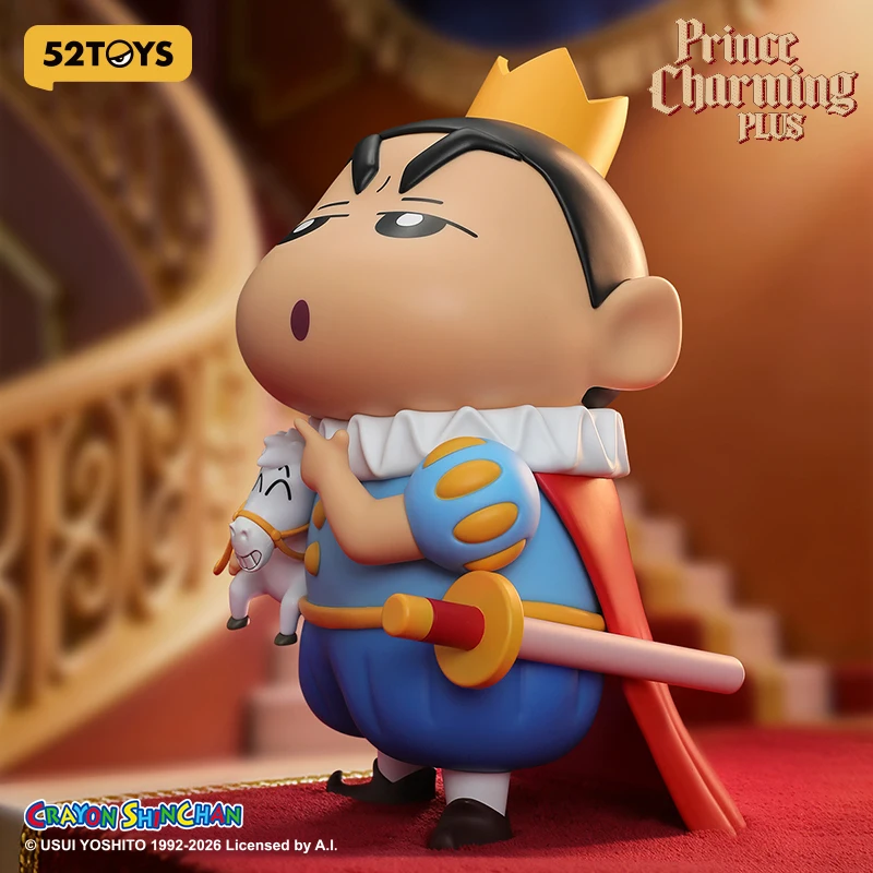 52TOYS Crayon Shinchan PLUS-Prince Charming, 1pc Decoration Gift, Height: 30cm