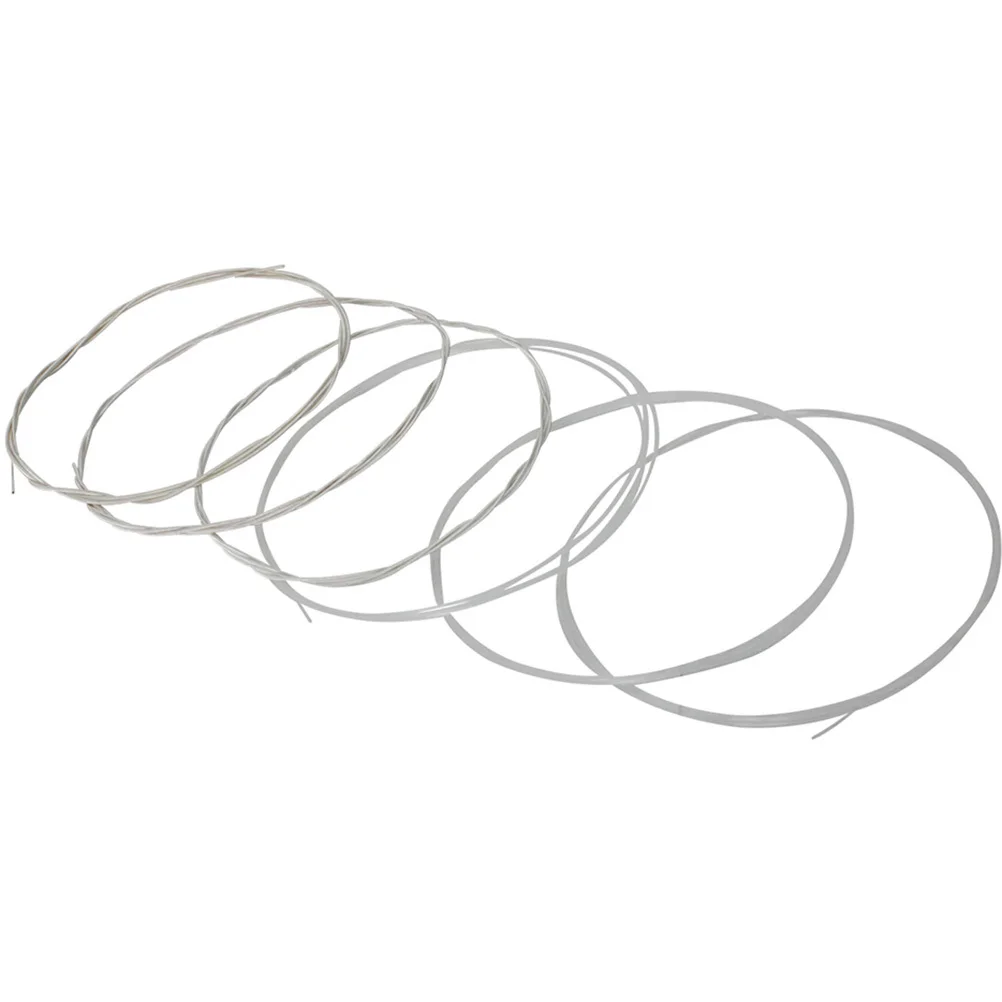 6 قطعة سلاسل الغيتار الكلاسيكي النايلون استبدال ل الصوتية الشعبية باس الغيتار سلسلة مجموعة أدوات الموسيقى الملحقات