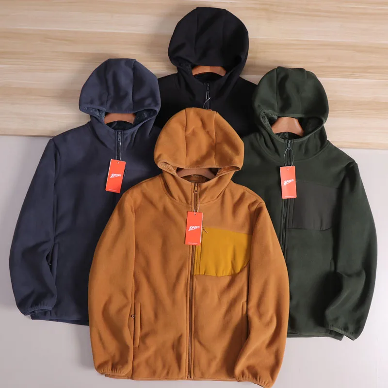 

Мужское уличное пальто Softell Jaet Fce на подкладке, повседневное теплое пальто с капюшоном и застежкой-молнией, длинное пальто из полиэфирного волокна, стандартная посадка