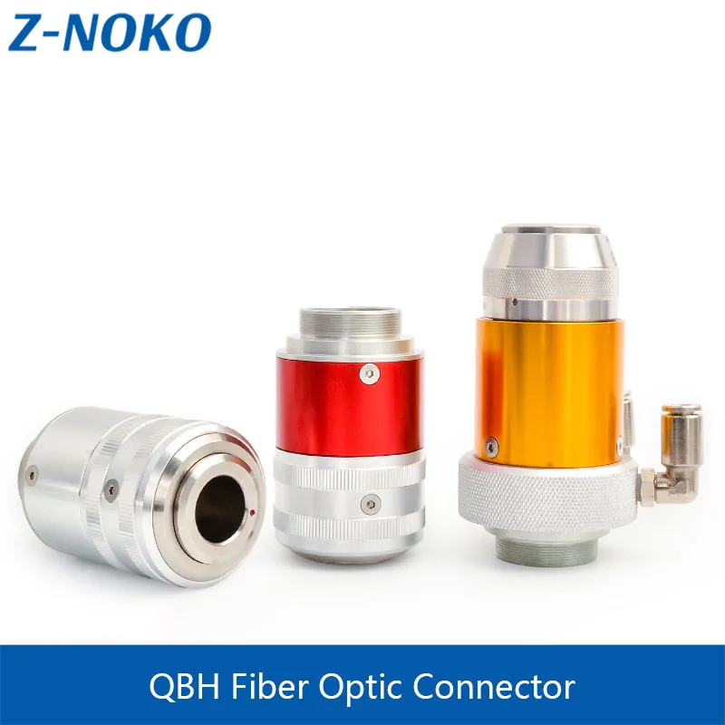 ZNOKO LASER QBH Fiber Optic Connector Water-cooled Short Handheld Welding Head Laser Cutting Head Welding Head Laser Accessories
