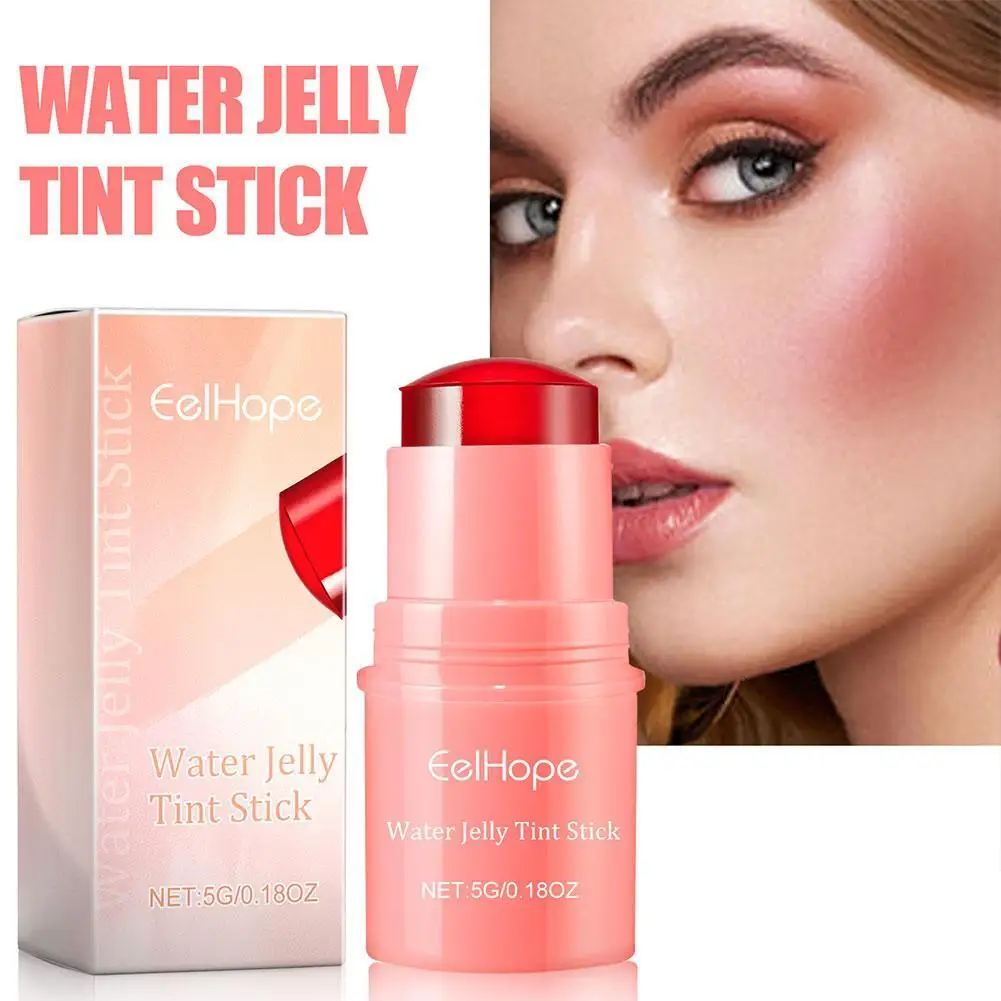 Water Jelly Tint Stick Lipgloss Blush 2-In-1 Getinte Lippenbalsem Water Lippenstift Melk Hydraterende Lipgloss Schoonheid Lippen Tint Make-Up