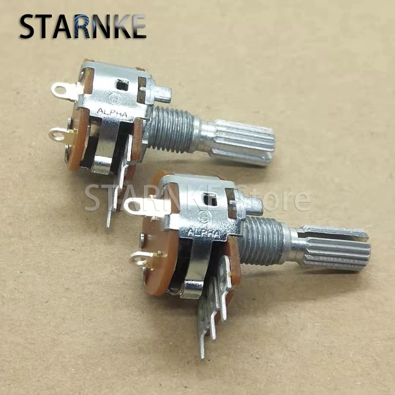 2PCS 148 Type Single 3Pins Potentiometer A50K With Switch Amplifier Volume Adjustment Potentiometer