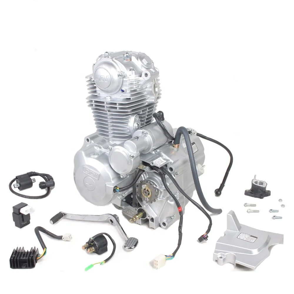 Gruppo motore moto ATV Frizione manuale raffreddata ad aria 250cc Motore Zongshen Zs165FMM CBB250