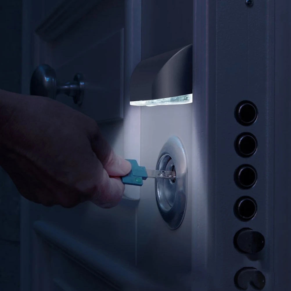Auto Keyhole Lamp Human Body Induction Led Door Lock Light Infrared Sensor Night Lamp For Home Security Easy Install No