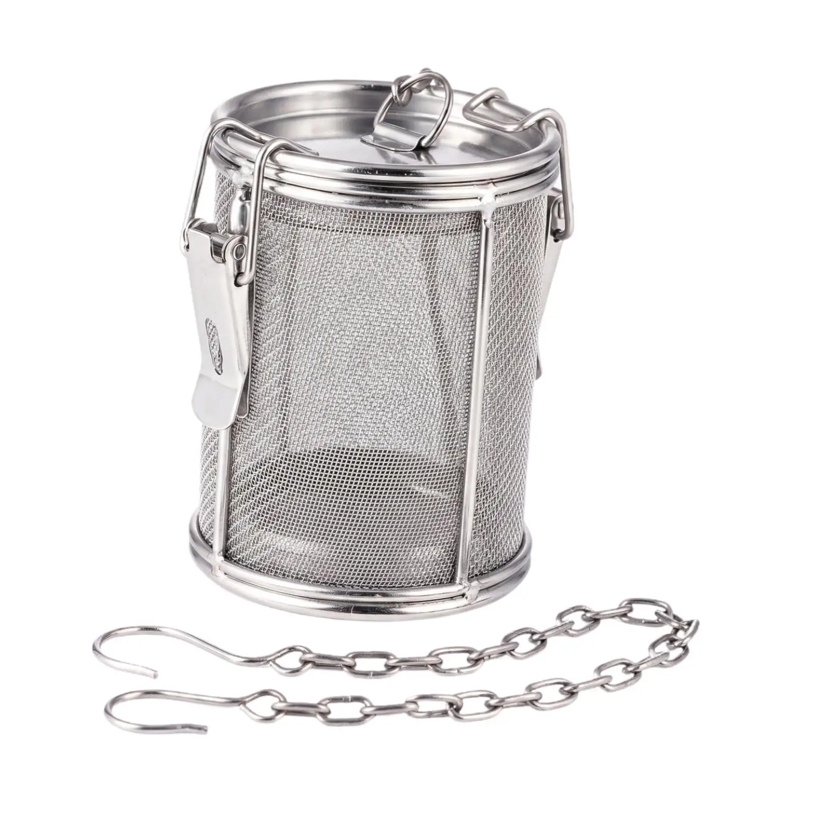 

Fine Mesh Seasoning Ball Strainer Stainless Steel Spice Basket Kitchen Tea Infuser for Loose Leaf