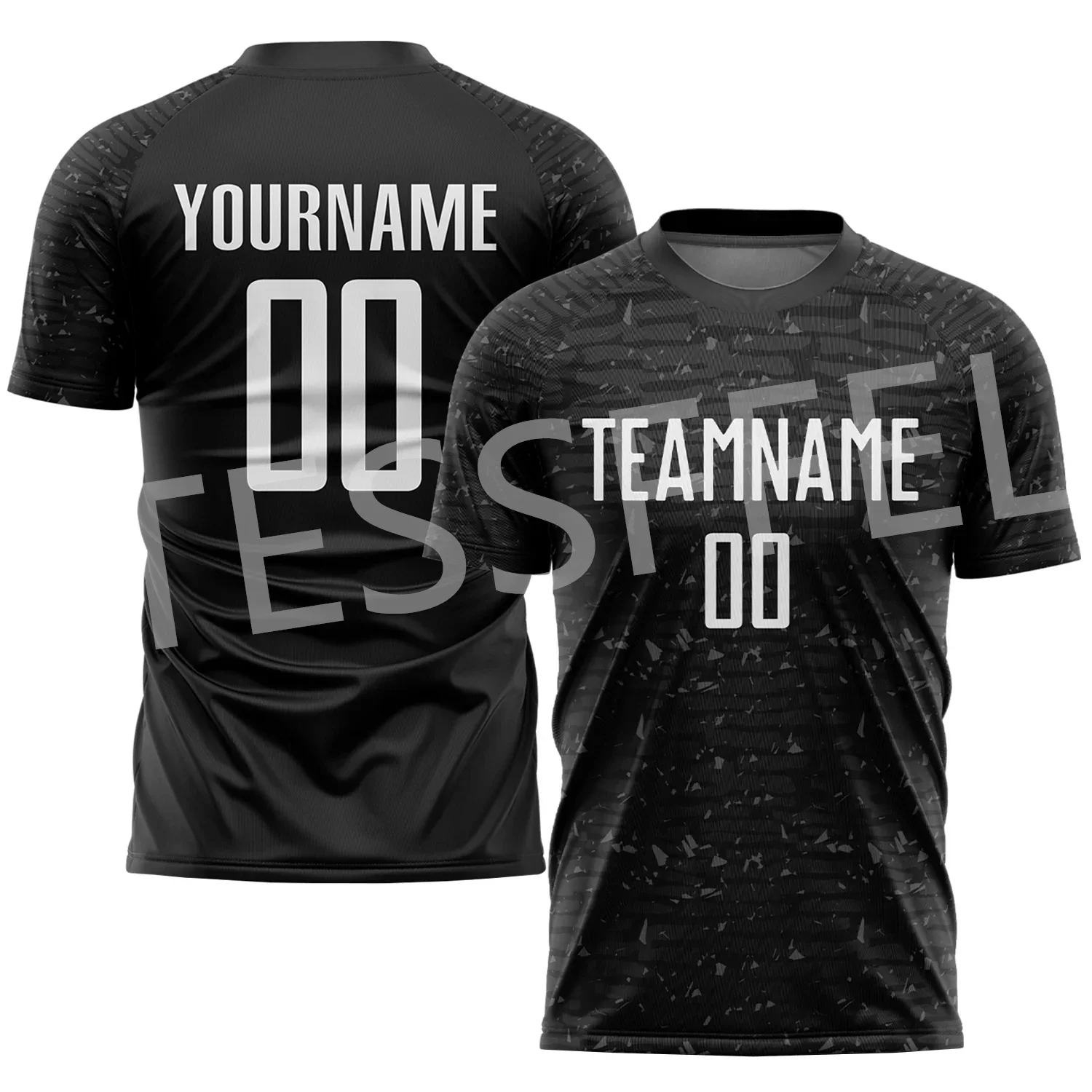 Custom Name Football Team Suits Soccer Sports Jersey Retro 3DPrint Summer Casual Harajuku T-Shirts Streetwear Short Sleeves XA2