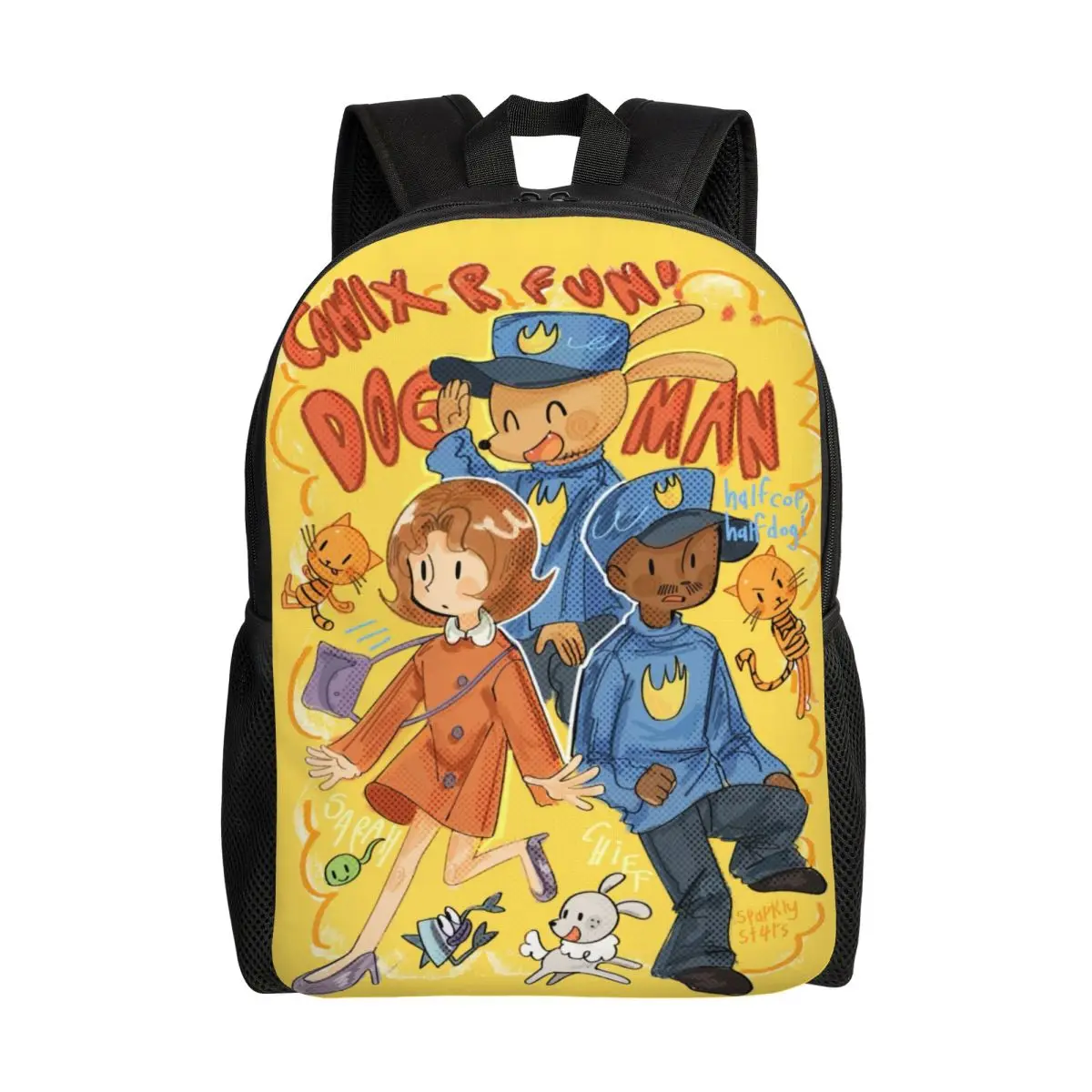 

Custom Dogs Anime Backpacks Women Men Casual Bookbag for College School Bags