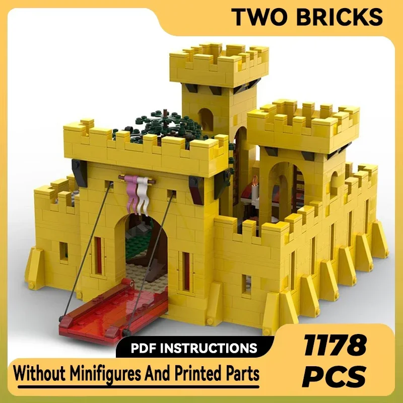 

Military Model Moc Building Bricks Yellow Castle 357 Remake Technology Modular Blocks Gifts Christmas Toys DIY Sets Assembly