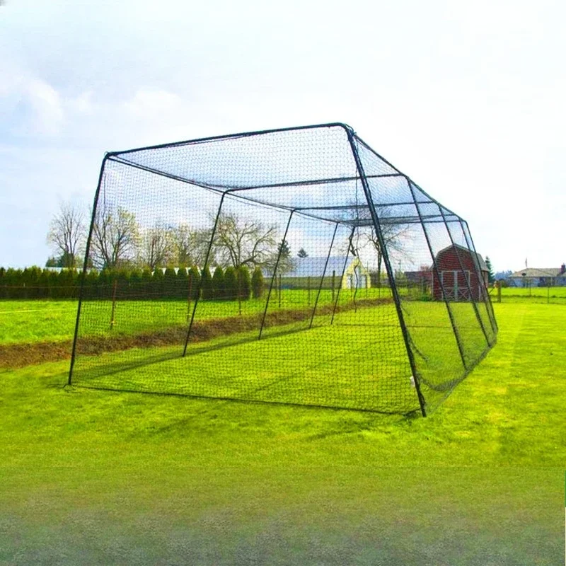Baseball Batting Cage Golf Net Fully Enclosed Trapezoidal Net Portable
