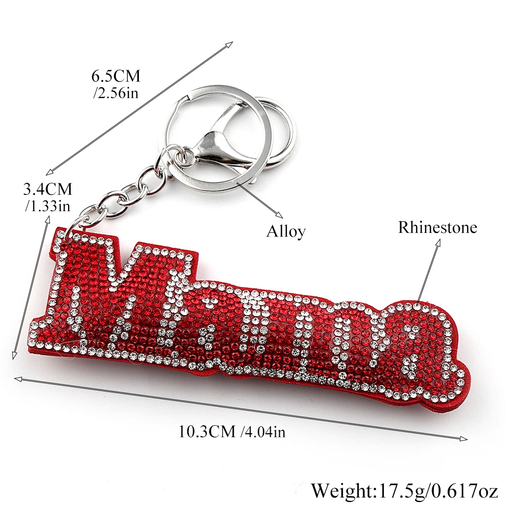Bestes Wunschgeschenk für Mama Schlüsselanhänger Muttertagsgeschenk Vollkristall Modischer Taschenanhänger Liebevolles Schlüsselhalter-Accessoire Sinnvoller Schmuck – Detail 3