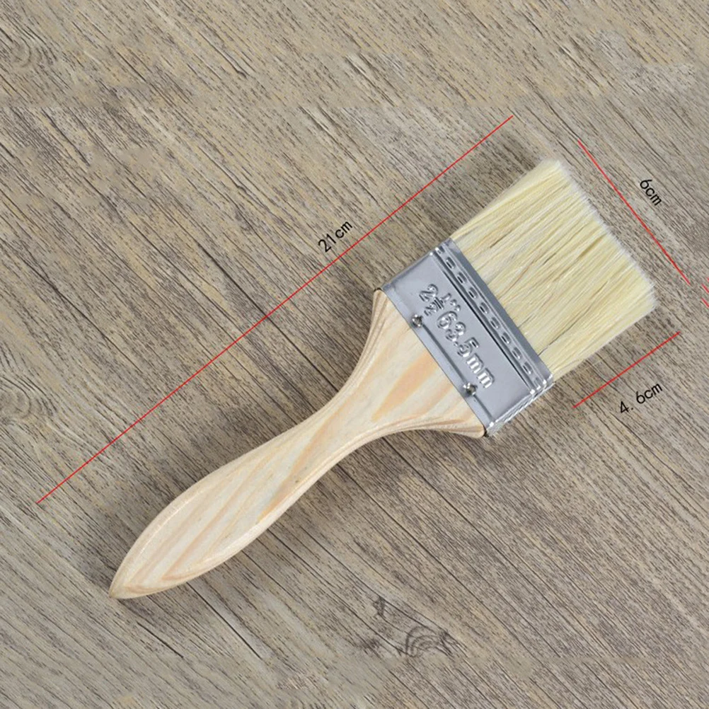 مجموعة فرش الرسم مكونة من 9 قطع بمقبض خشبي بشعيرات طبيعية لمجموعة أدوات الطلاء الكلاسيكية لجدار الأثاث #6