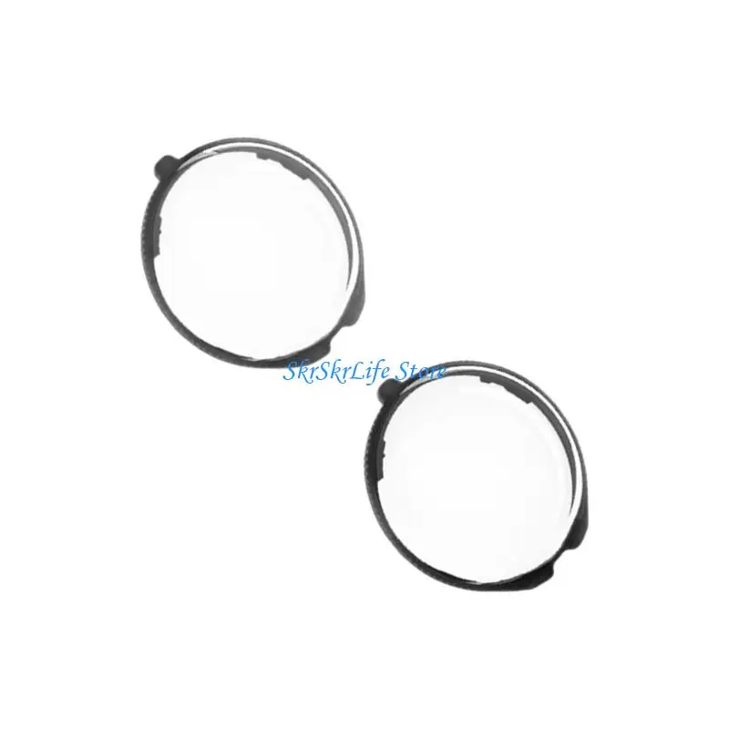 

E65E Pack of 2 Lens Protectors AntiFog AntiScratch Protective Covers for 360 Degree Action Cameras with Cleaning Cloth