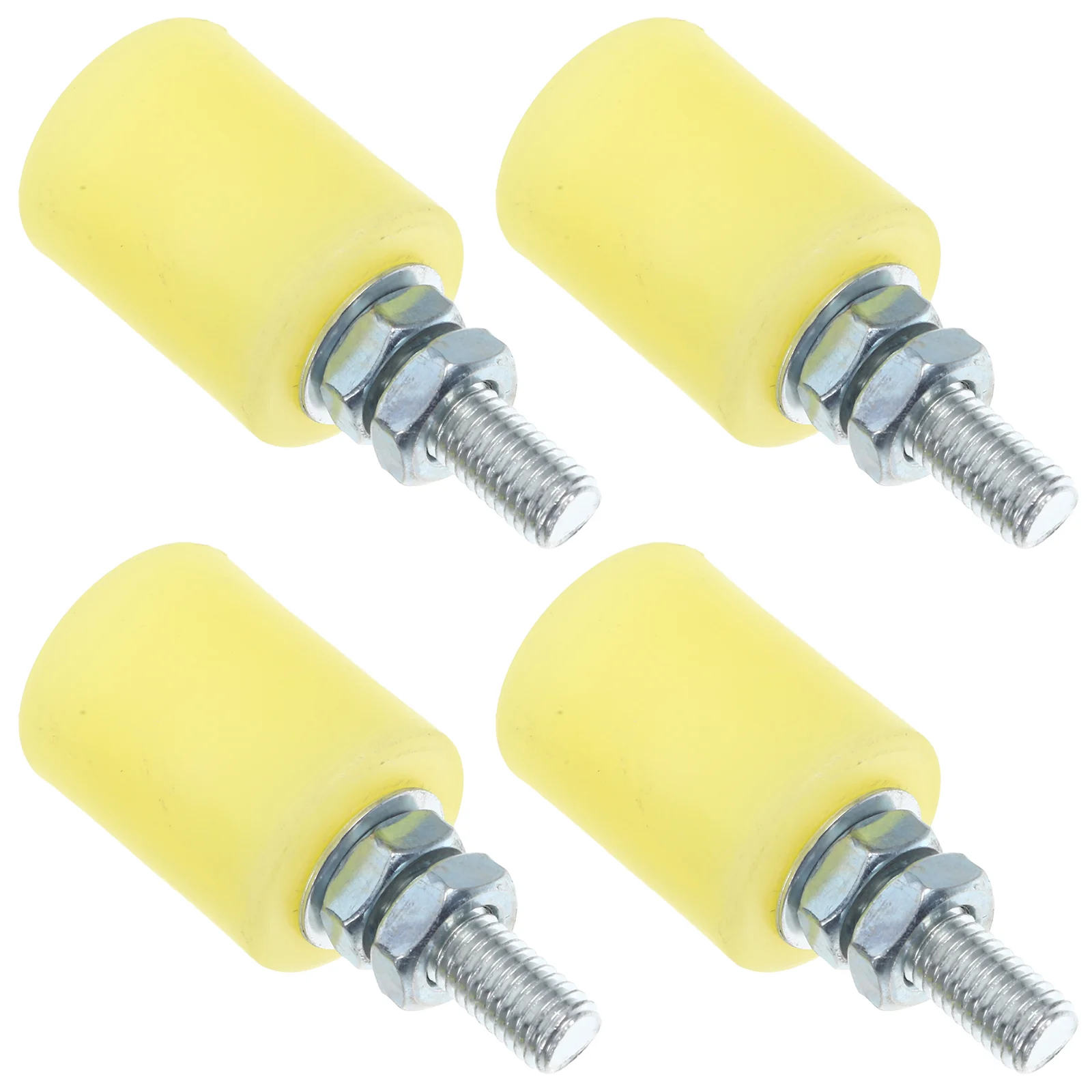 

4 Pcs Pulley Door Wheel Gates Nylon Sliver Guide Rollers for Sliding