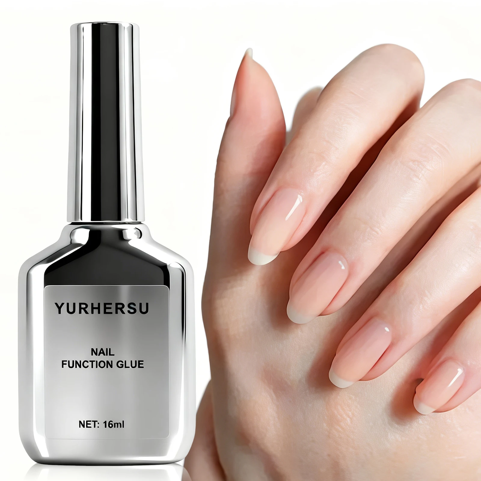 Pegamento para Uñas, Gel UV LED Super Fuerte para Extensión de Uñas Postizas, Adhesivo para Pedrería