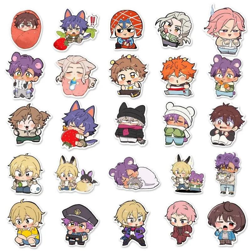 Ensemble Stars Sticker Anime Waterproof Sticker Cartoon Cute Student Stationery Children School Supplies Decorative Friend Gift