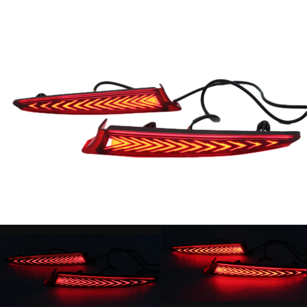 Brake Lights Turn Signals Running Light Car LED Rear Bumper Light For Chevrolet Monza 2023 Reflector Multi-functions Tail Light