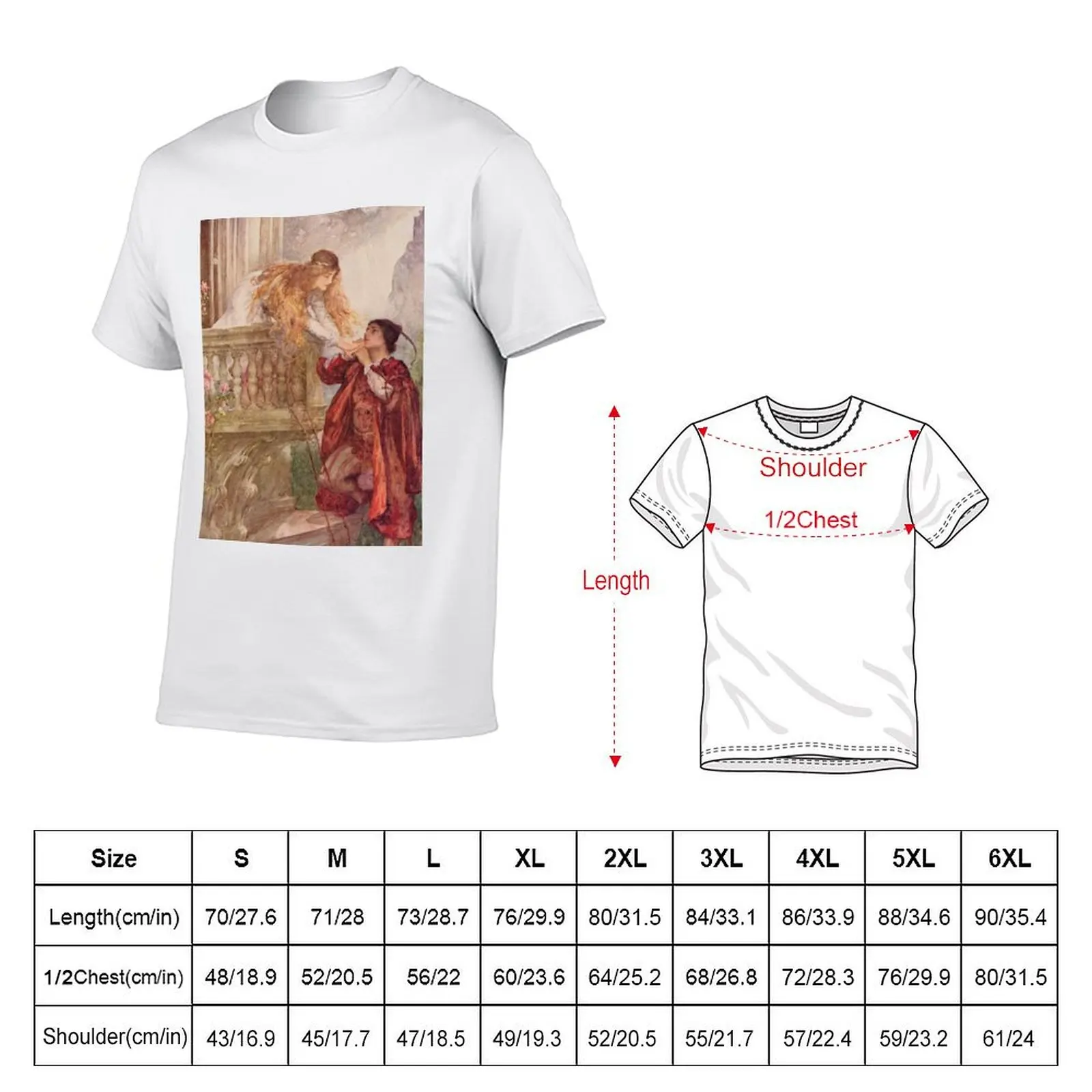 John H. F. Bacon - Romeo And Juliet 1858 T-Shirt Sports Basic Short Sleeve T-Shirt