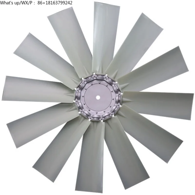 

For Cooling Towers Large air Volume Aluminum Alloy Blade Heat Dissipation and Cooling Axial Flow Fan Impeller