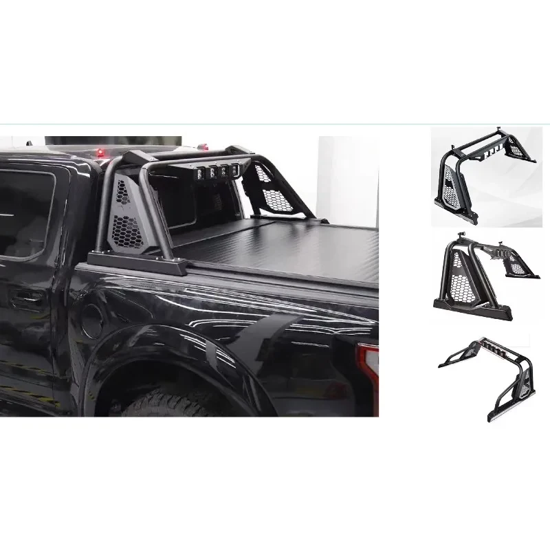 

Robust Pickup Bed Frame Structure Roll Bar Precisely Fits Ranger, F150 and Tacoma Pickup Trucks