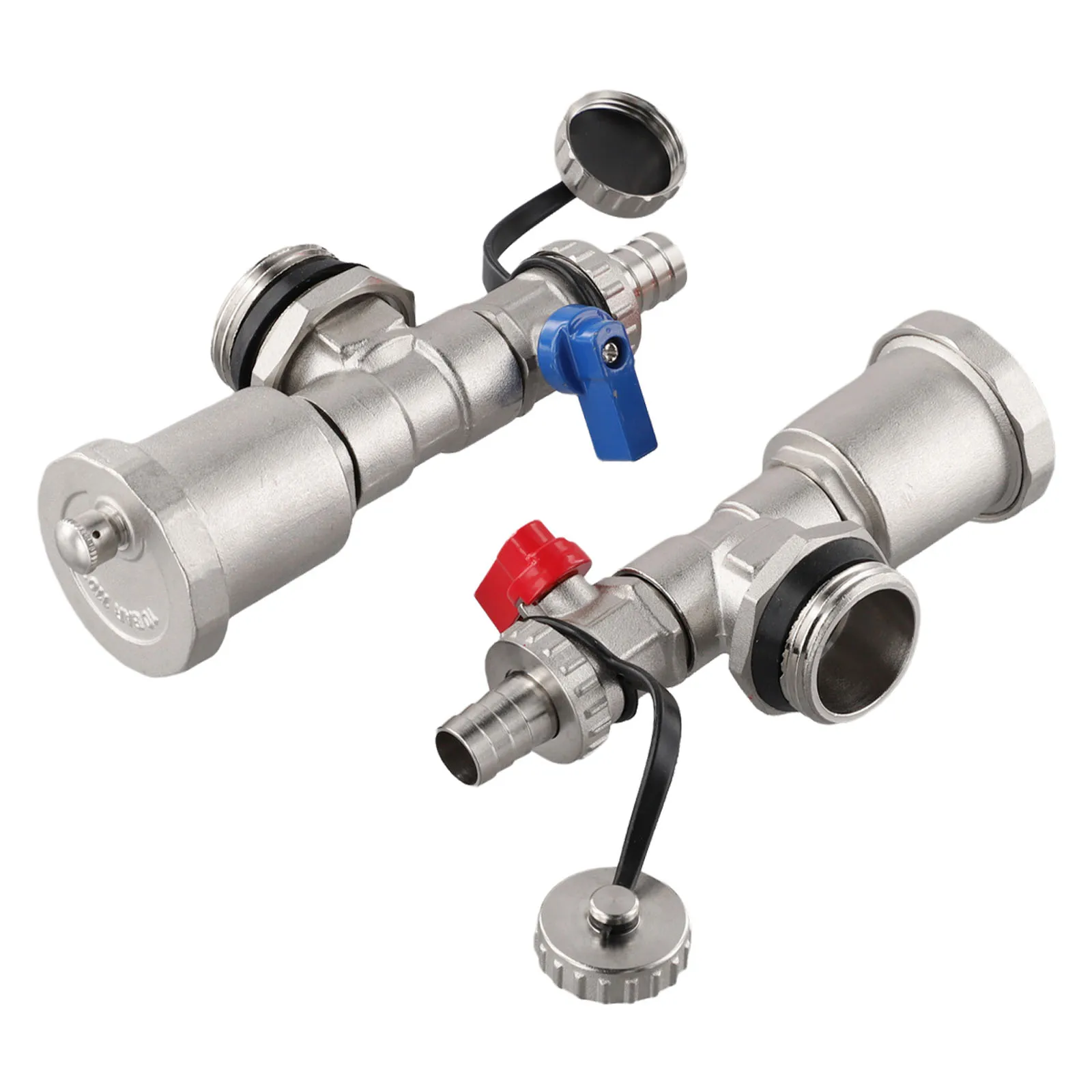 G1=DN25=Brass Heating Distributor Three Tailpiece Quick Automatic Bleeder Circuit Drain Taps Automatic Exhaust Valve Accessories