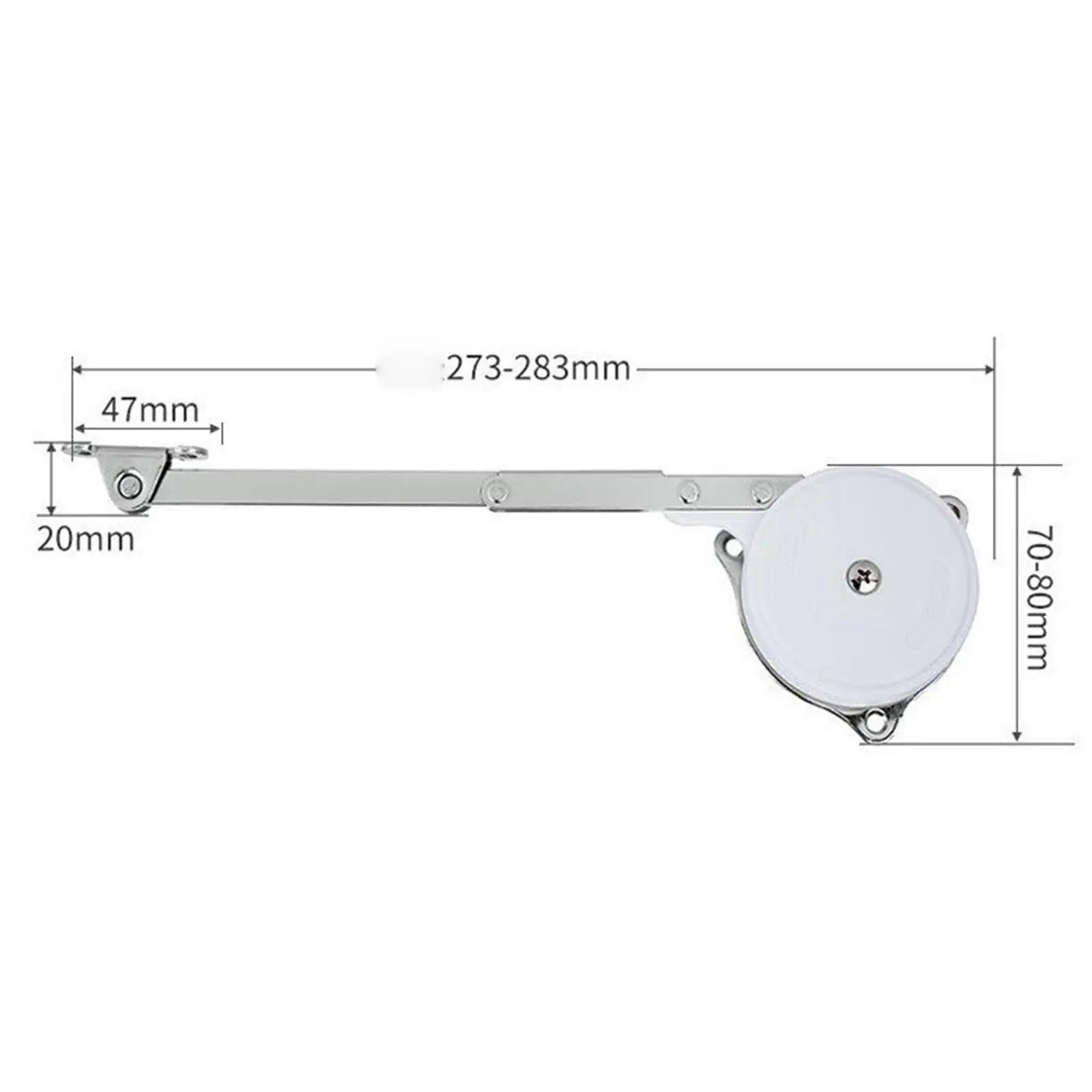 Hydraulic Lid Support Hinges Folding Door Soft Closing Mechanism Heavy Duty Lift Up for Furniture Trunk Wardrobe