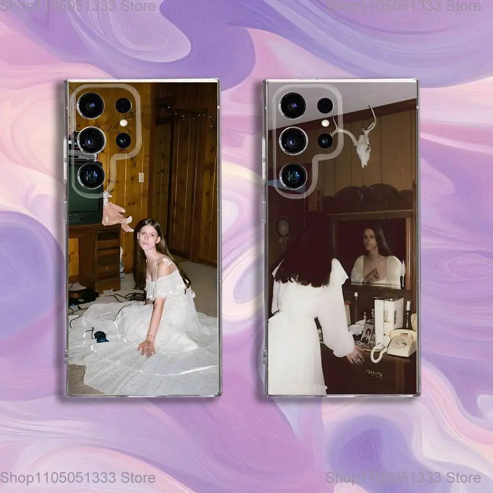 

Singer E-Ethel Cain Phone Case For Samsung S24,30,21,22,23,20 FE,lite,PIus,Ultra,5G,Note,9,10 Transparent Cover