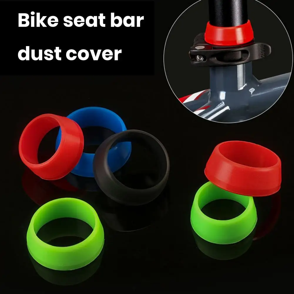 Silicon Ring Waterproof Mud Proof High Elasticity Mountain Bike Seatpost Silicone Dust Cover Bicycle Accessories