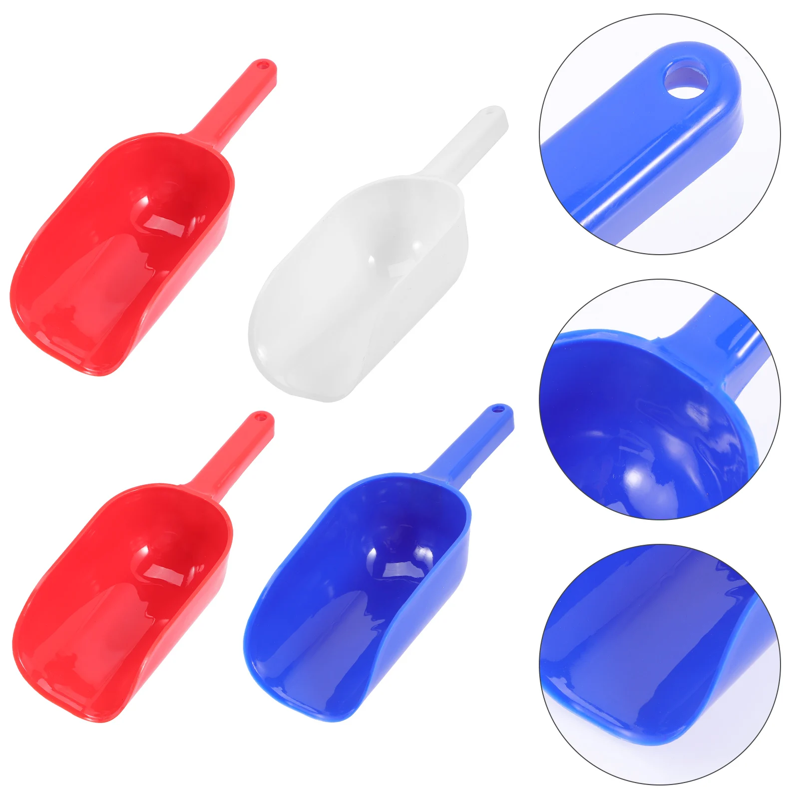 Beach Sand Shovels Plastic Stainless Steel Kids Toys Lightweight Digging Tools Summer Fun Gardening Shovels