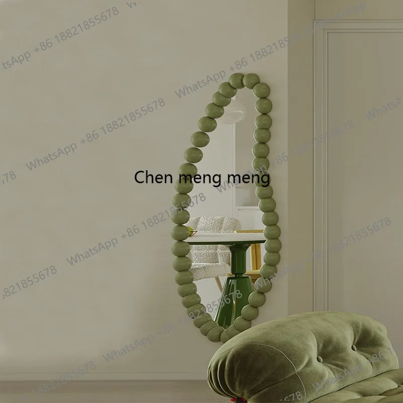 American, irregular full-length mirror art decoration ins wind wall-mounted full-length mirror customization