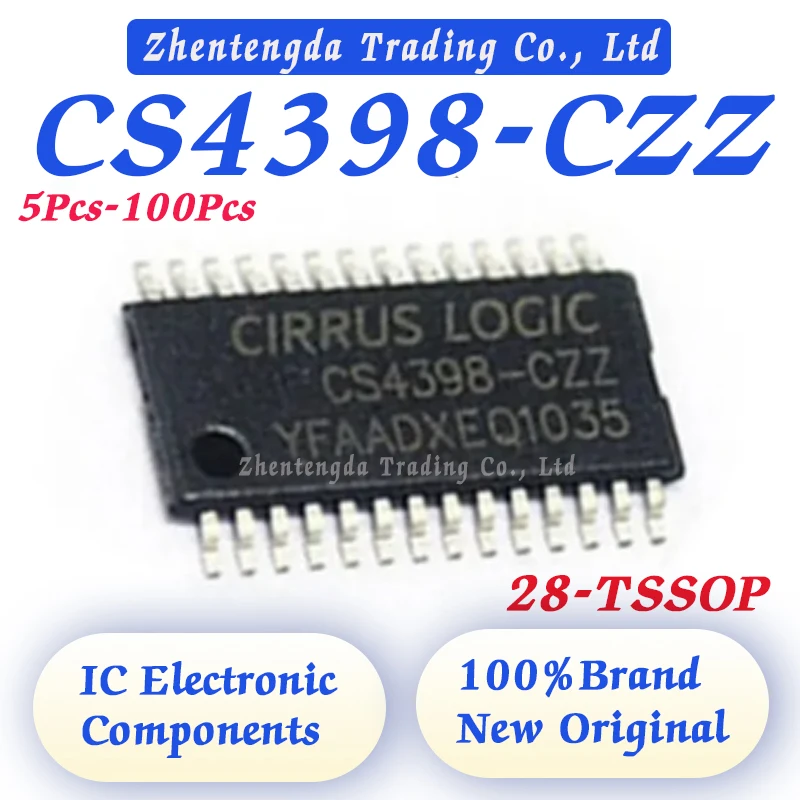 5Pcs-100Pcs CS4398-CZZ CS4398 CS IC DAC/AUDIO 24BIT 216K 28TSSOP