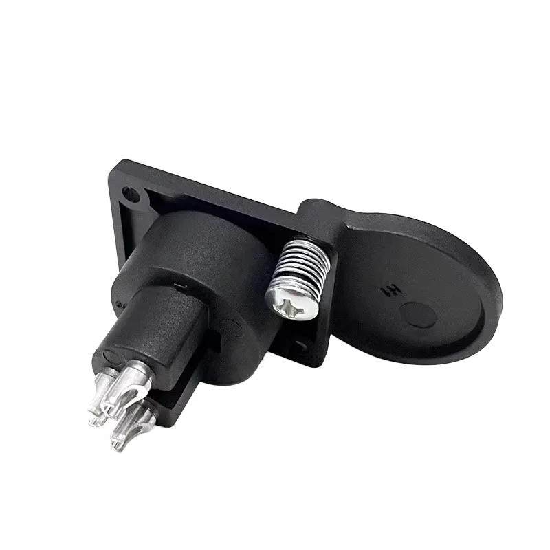 5/20PCS XLR 3 Pin Waterproof Female Chassis Panel Mounted Socket Adapter Soldering for Power MIC Connector Black