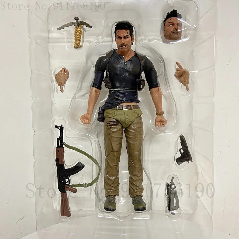 Uncharted 4 A thief's end NATHAN DRAKE Ultimate Edition PVC Action Figure NECA Figures Collectible Model Toy 7