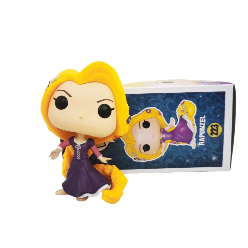 Disney-Muñeca de princesa enredada Rapunzel de alta calidad, decoración de escritorio Funkostyle, figura de acción, juguetes para niños, regalo de Navidad, #223