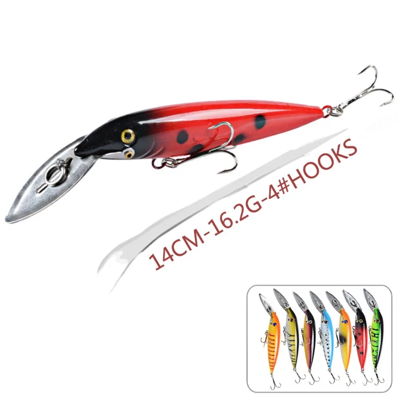 Deep Diving Jerkbait Minnow Crankbaits Fishing Lure Tackle Hard Baits Artificial Wobblers For Trolling Pike Fishing Accessories