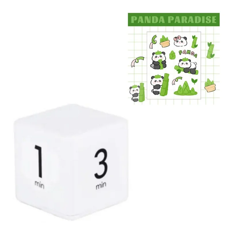 Time Cube Timer Kitchen Timer Kids for Time Management Countdown Settings 15 20 30 60 Minutes