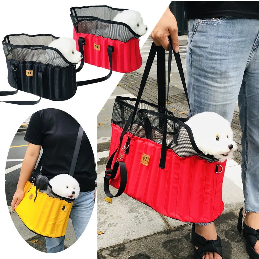 

Portable Pet Cat Shoulder Handbag Dog Carrier Bag Pet Products Cat Carrier Small Dog Handbag Car Seat Nonslip Dog Carriers Safe