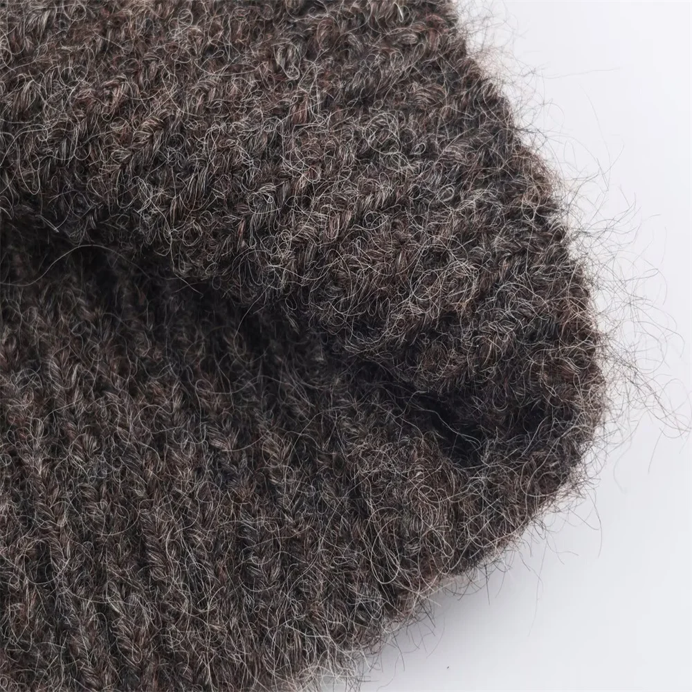 Herbst neuer Damenmode Diamant trägerloser Strickpullover