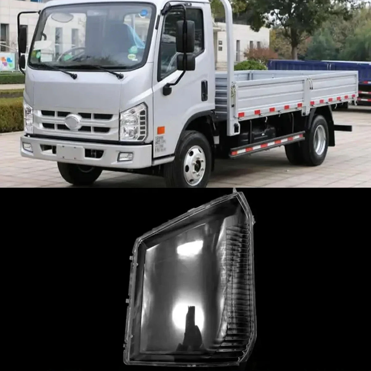 

Headlamp Lamp Headlight Transparent Cover Lens Plexiglass Replace Original Lampshade For Foton Forland Kangrui H1 H2 H3