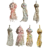 Wool Tassels Jellyfish Pendant Phone Straps Lanyard Pocket Keychain Strap