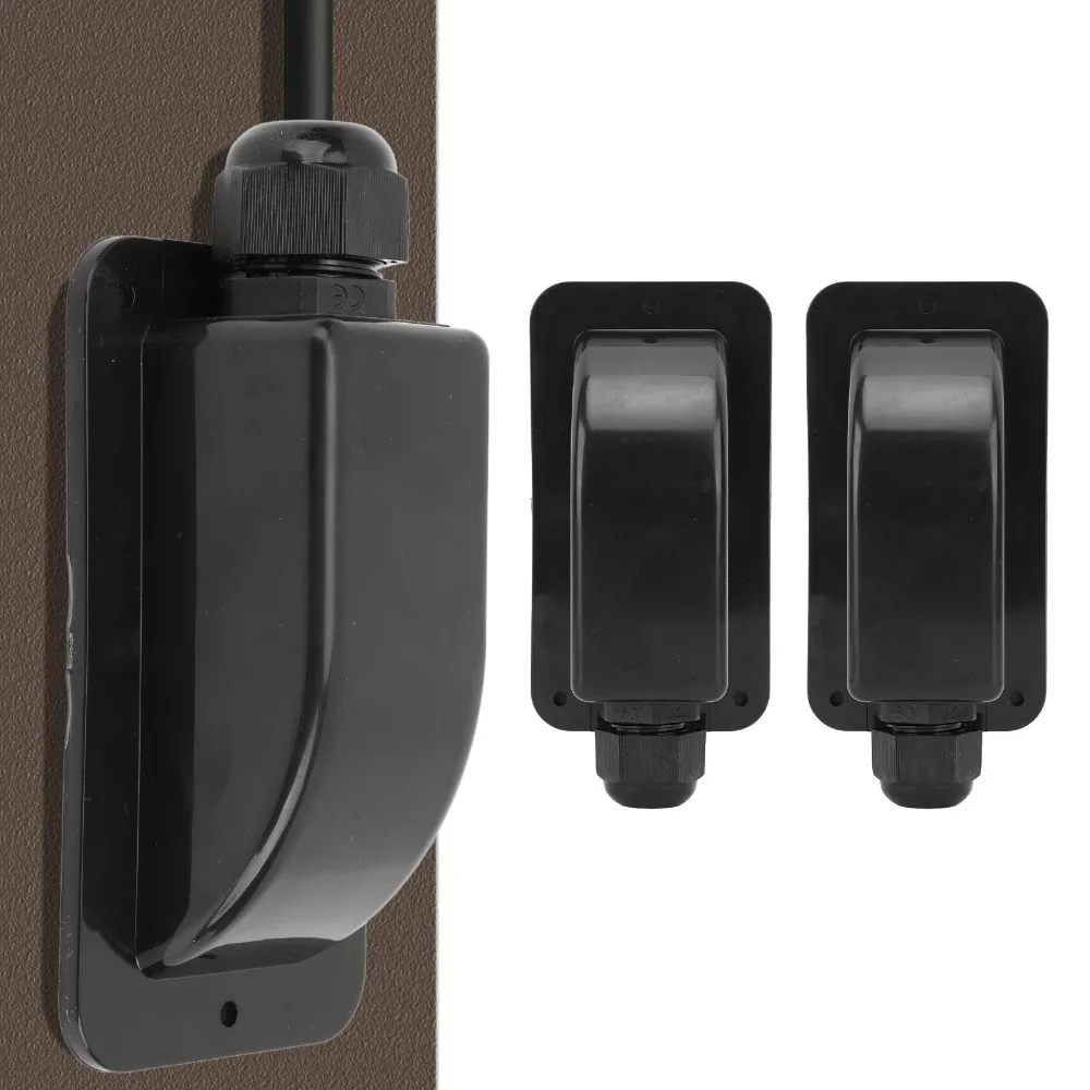2PCS Black Solar Single Cable Entry Gland M20x1.5 Connector 6mm² To 11mm² Cable Solar Cable Entry Gland IP68 Rated