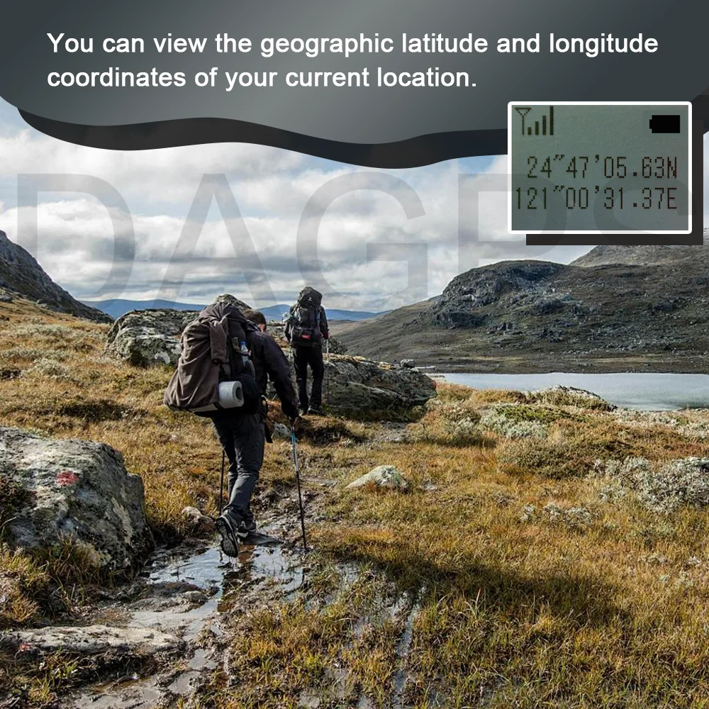 PG03 Mini GPS Tourist Navigator Handheld For Travel Hiking Satellite Car Gps Plotter Navigator In Forest