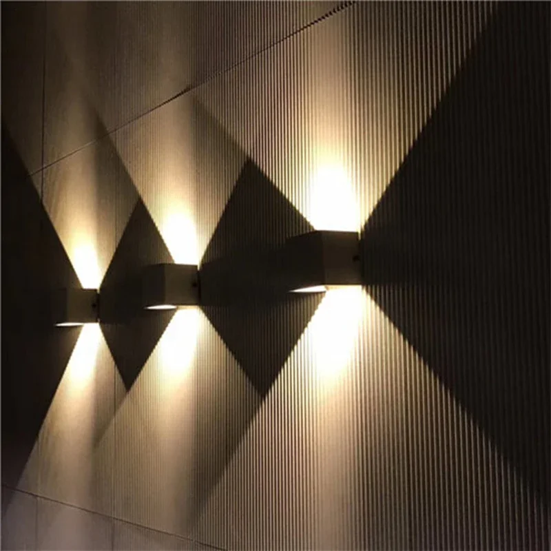 Cement LED Wall Lamp Outdoor Waterproof Garden Light Industrial Style Decoration Bedroom Living Room Background Lights 110V 220V