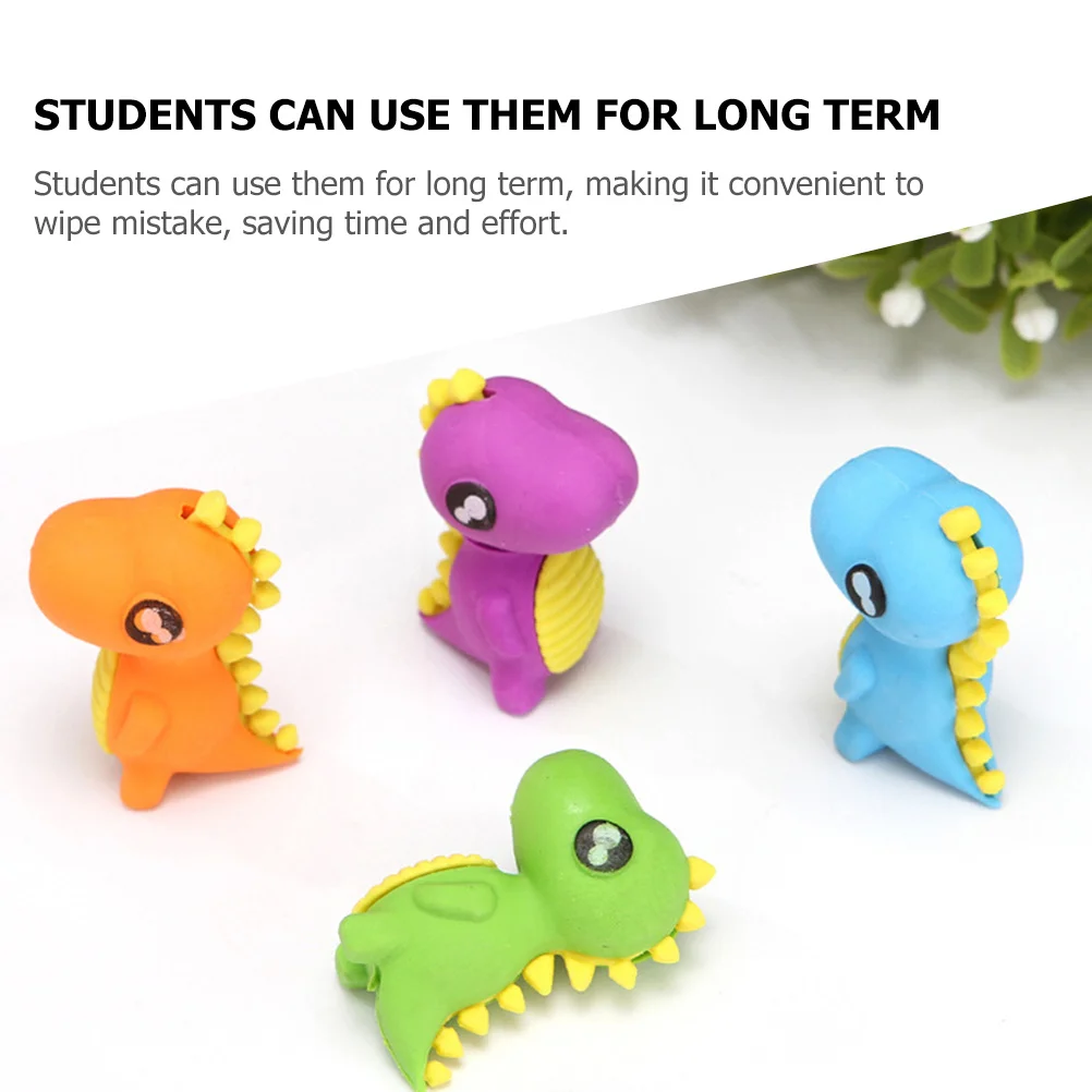 48 قطعة محايات الديناصورات محايات متعة صغيرة لجوائز الفصول الدراسية السائبة عطلة حفلة تفضل القرطاسية المدرسية #4