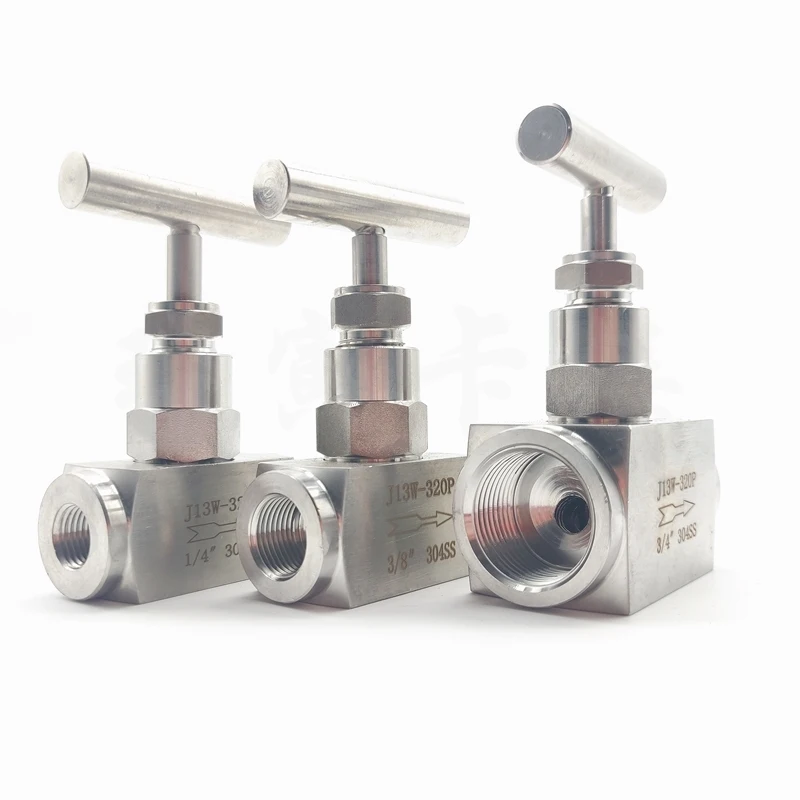 

High Temperature And High Pressure NPT Thread Needle Valve Pressure Gauge Needle Valve Stainless Steel J13W-320P Globe Valve