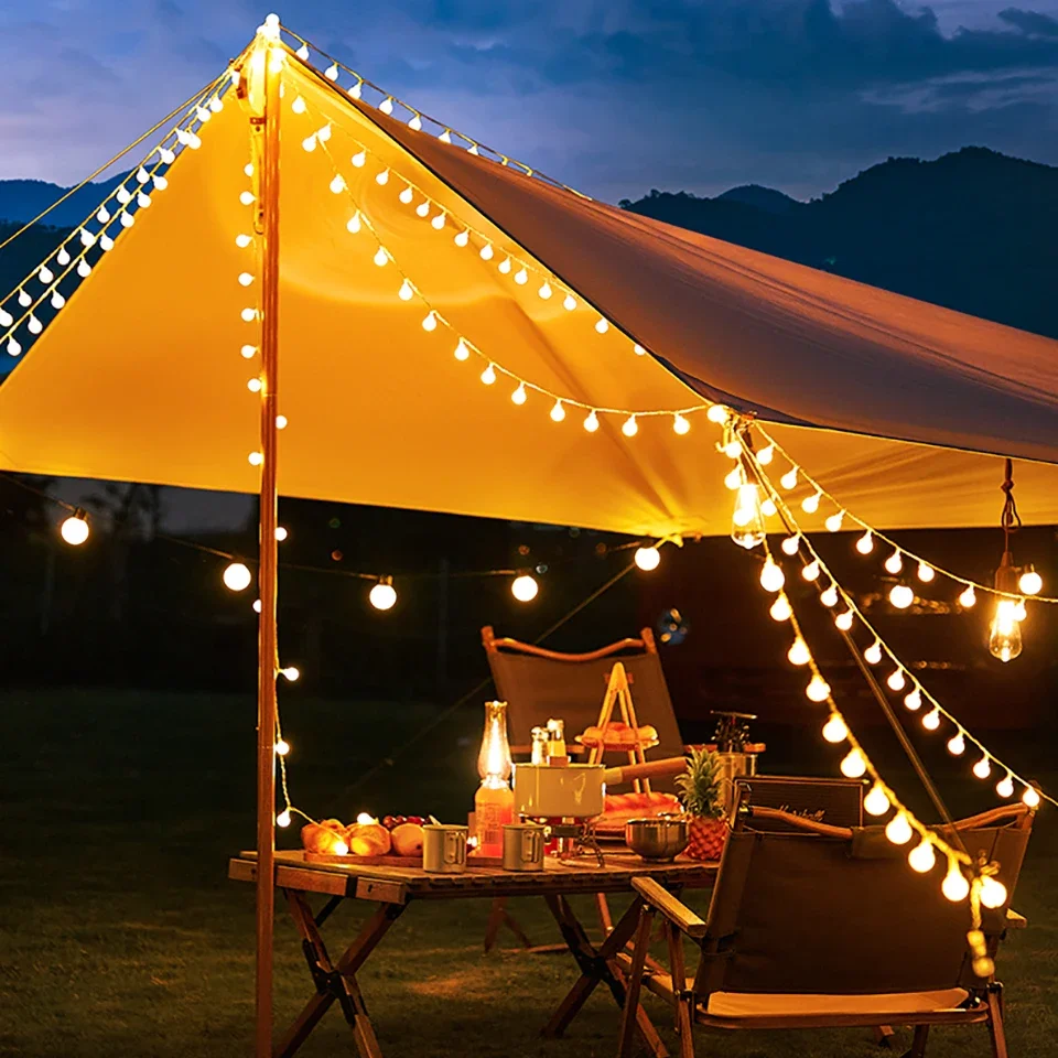 Led Globe String Lights USB/Battery Power Fairy Lights Waterproof Outdoor Lamp for Wedding Garden Christmas Camping Party Decor