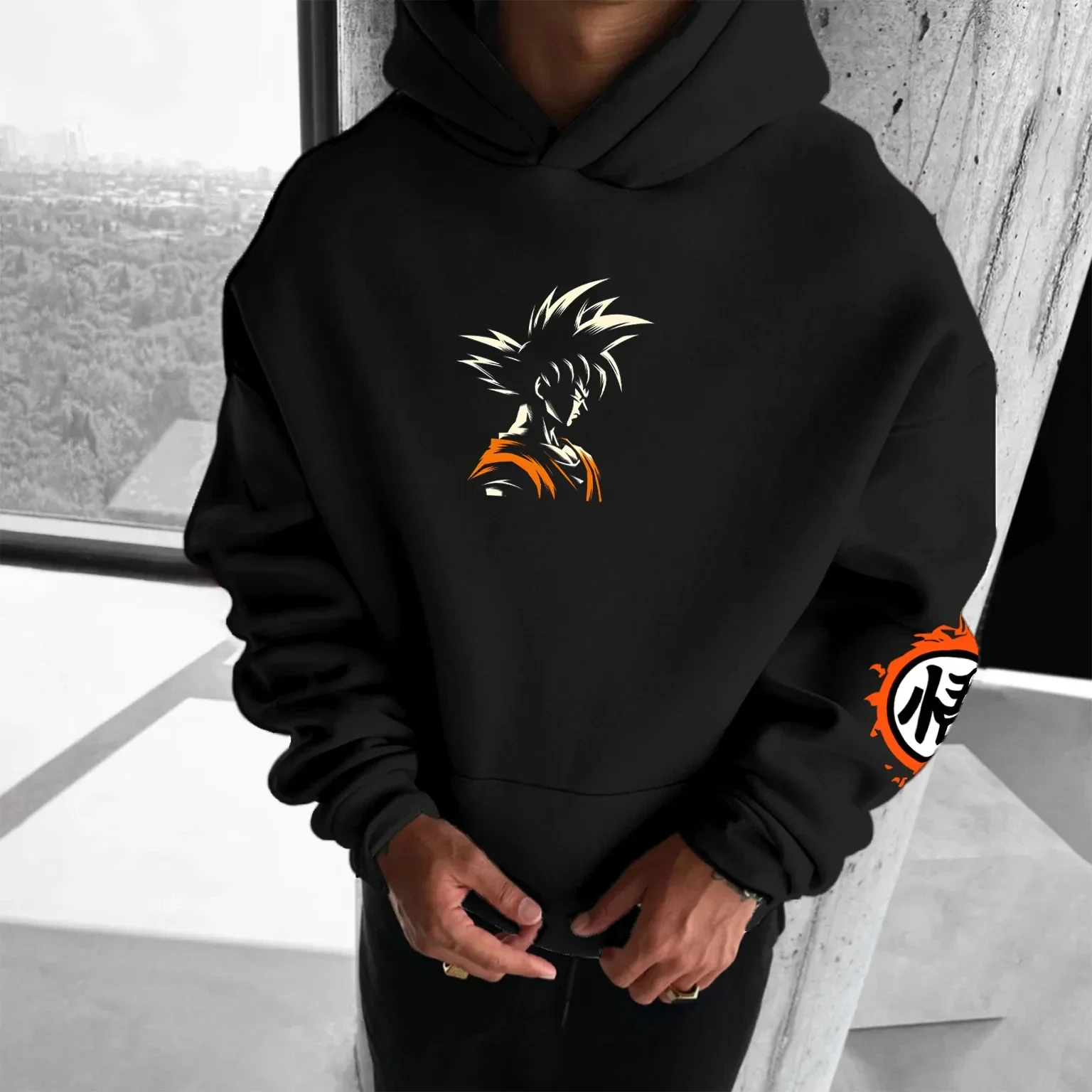 Neuester Dragon Ball Anime Casual Hoodie 3D Hoodie für Männer und Frauen im Herbst und Winter, lockerer Hoodie – Detail 14