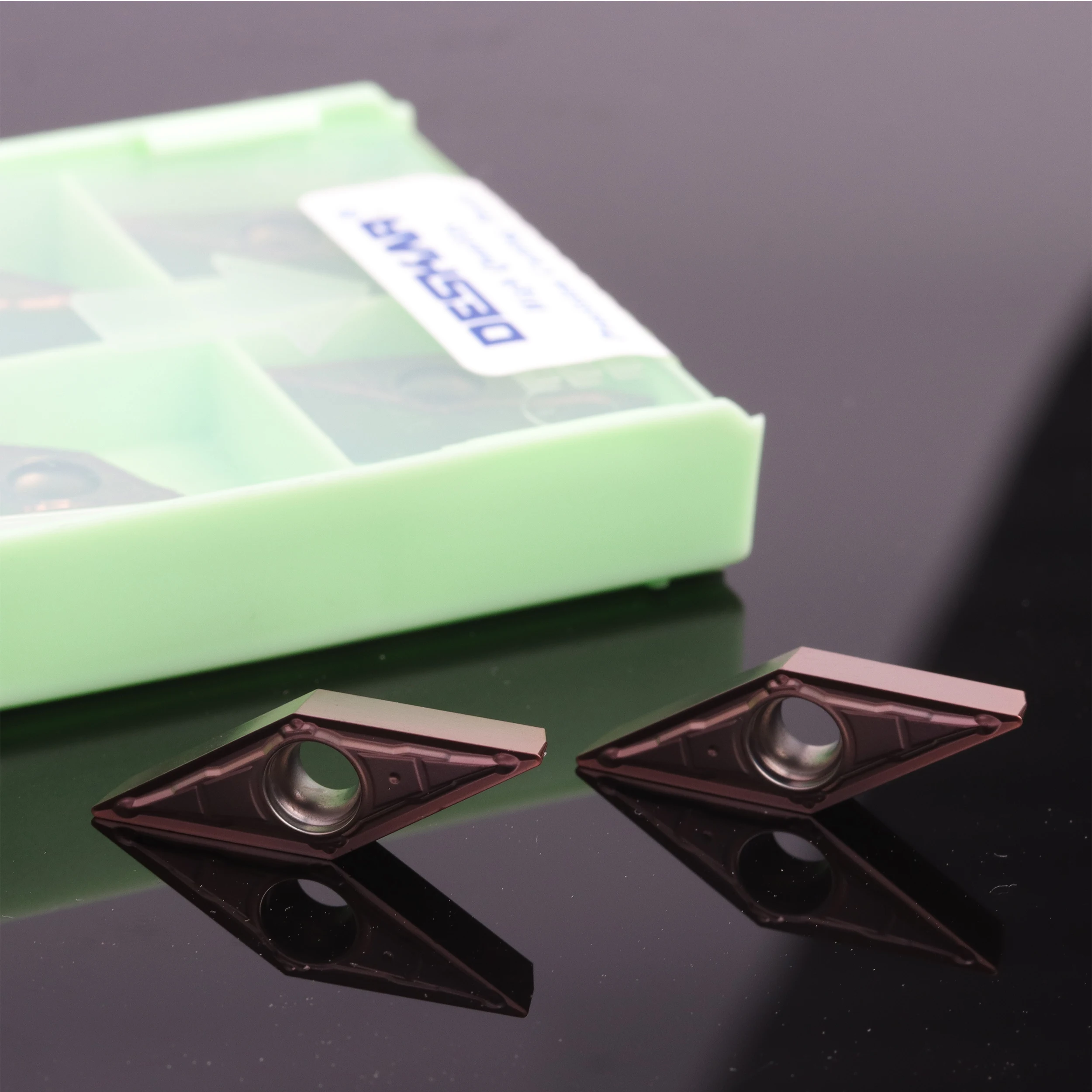 DESKAR 100% VBMT160404 VBMT160408 LF6118 LF6018 Carbide Lắp VBMT Lưỡi Dao Tiện Bằng Máy CNC Cắt Dụng Cụ Xoay Cho Thép Không Gỉ
