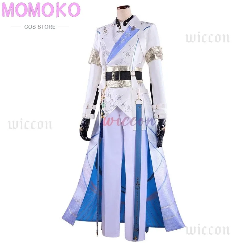 

Didi 211Love and Deepspace Xavier Lumiere Косплей Костюм Парик Мерцающий Лунный Свет Униформа Серьги Хэллоуин Вечеринка для Женщин Я