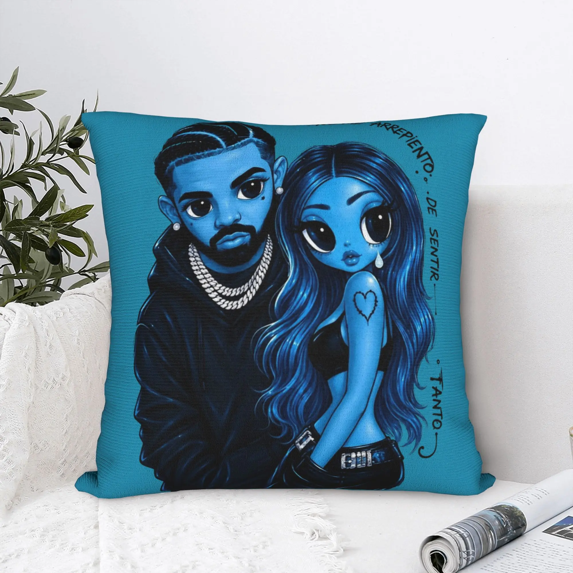 K-Karoled G NMADST New Album Pillowcases Merch Soft Cushion Cover  Throw Pillow Cover Living Room Decor Square Multi-Size